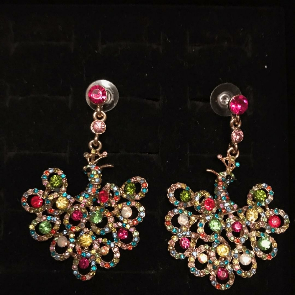 Peacock Earrings